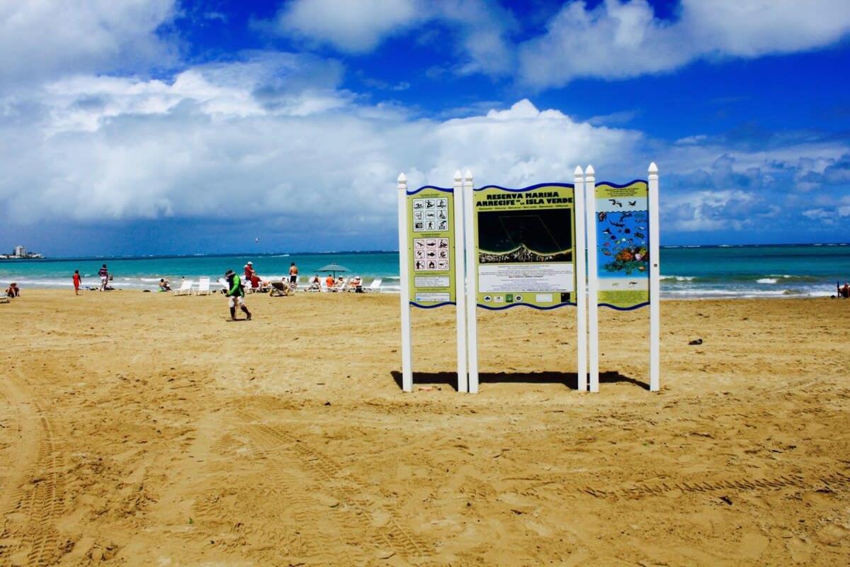 2Br Gem Ocean Front Building Isla Verde Beach San Juan Exterior foto